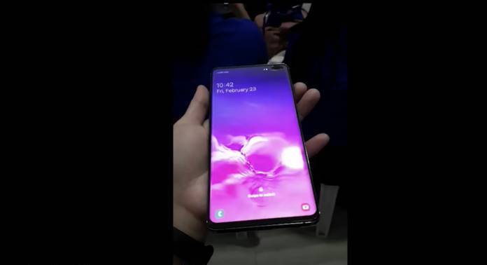 Samsung Galaxy S10 Plus hands-on image leaked 