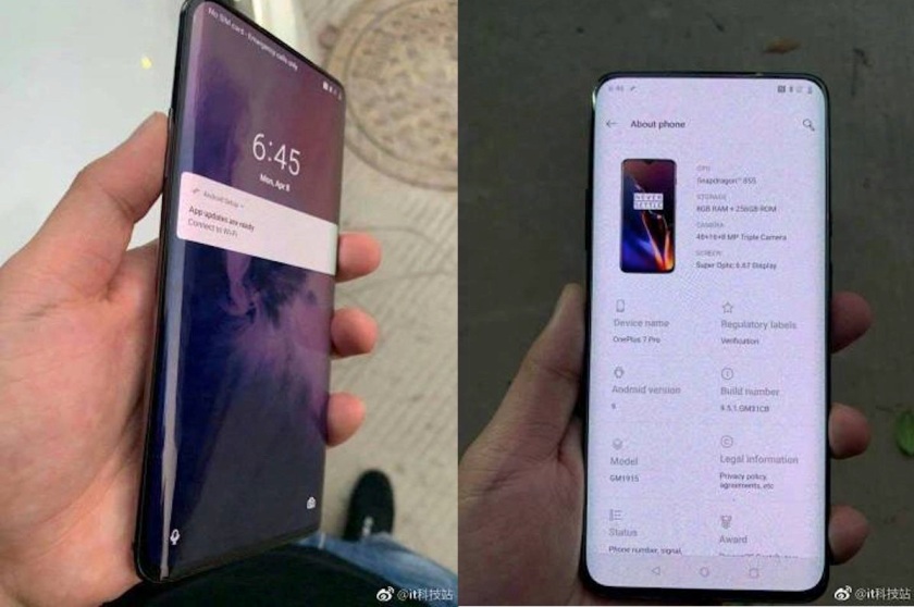 OnePlus 7 Pro photos leaked on Weibo, launch impending