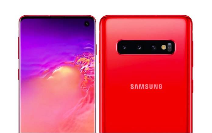 Samsung Galaxy S10 Carnival Red version surfaces online